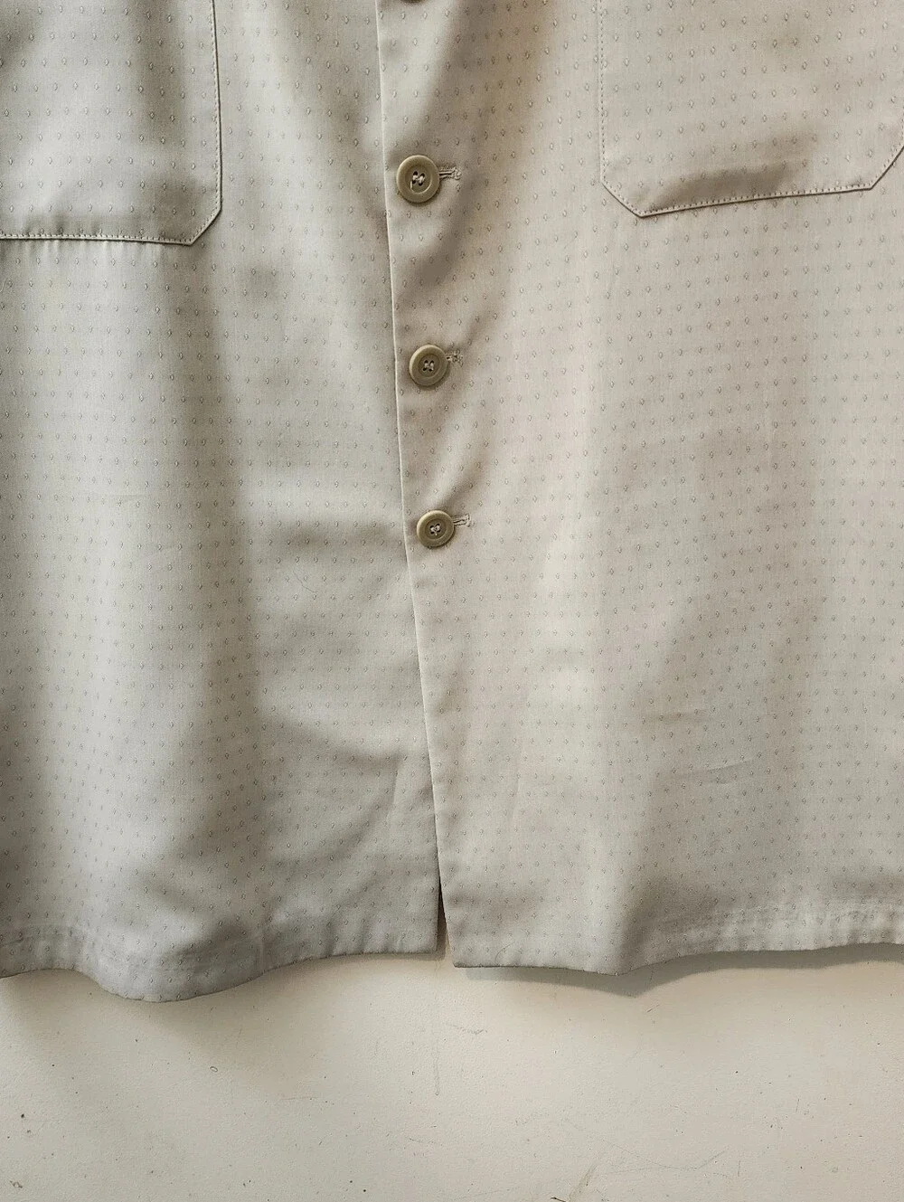Vtg Franco Vessi Men’s Shirt Jacket 2X Franco Polyester Microfiber Shacket 90s